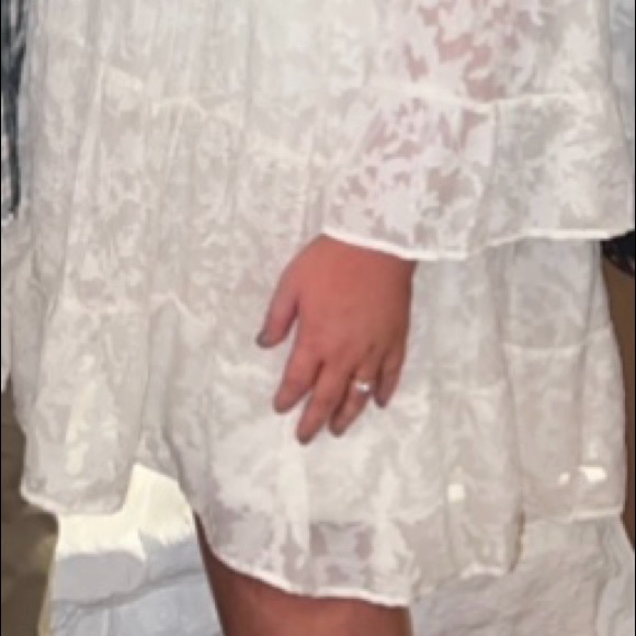 Worn Once - Long Sleeve - Arula  - White Dress - Size C - Picture 2 of 5